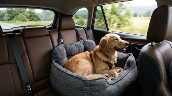 Comment garantir le confort de votre chien en voiture avec un coussin ?